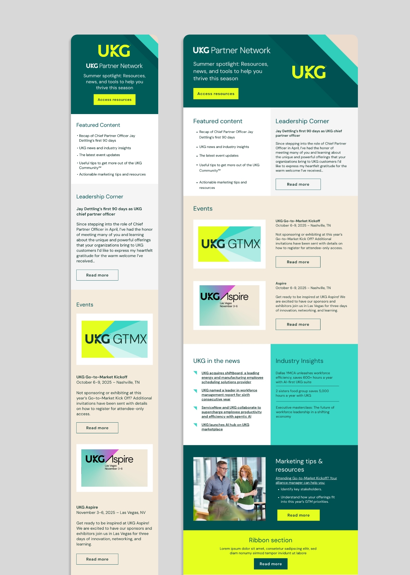 Newsletter Template System